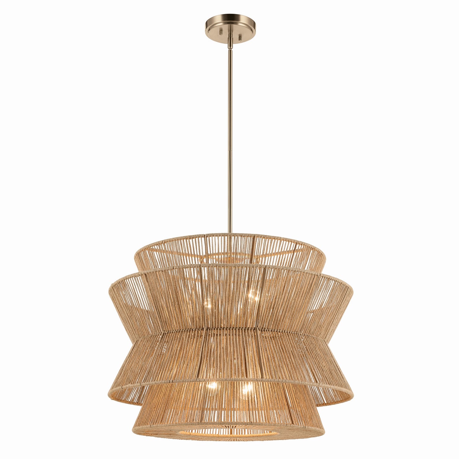 Kichler - 52735CPZ - Four Light Pendant - Ophira - Champagne Bronze