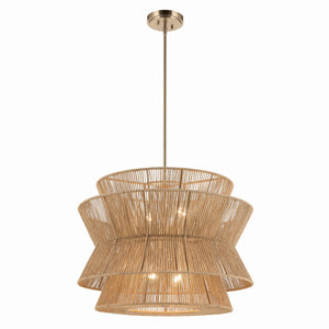 Kichler - 52735CPZ - Four Light Pendant - Ophira - Champagne Bronze