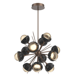 Hammerton Studio - CHB0093-0A-BB-A-001-L1-BM - LED Chandelier - Cabochon - Burnished Bronze