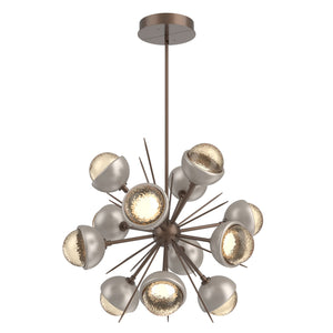 Hammerton Studio - CHB0093-0A-BB-A-001-L1-BS - LED Chandelier - Cabochon - Burnished Bronze