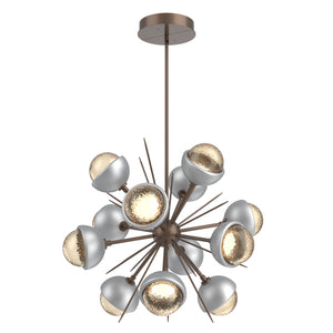Hammerton Studio - CHB0093-0A-BB-A-001-L1-CS - LED Chandelier - Cabochon - Burnished Bronze
