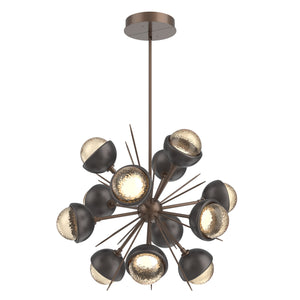 Hammerton Studio - CHB0093-0A-BB-A-001-L1-GP - LED Chandelier - Cabochon - Burnished Bronze