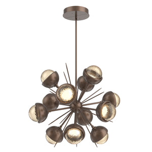 Hammerton Studio - CHB0093-0A-BB-A-001-L1-MS - LED Chandelier - Cabochon - Burnished Bronze