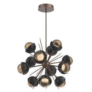 Hammerton Studio - CHB0093-0A-BB-B-001-L1-BM - LED Chandelier - Cabochon - Burnished Bronze