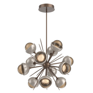 Hammerton Studio - CHB0093-0A-BB-B-001-L1-BS - LED Chandelier - Cabochon - Burnished Bronze