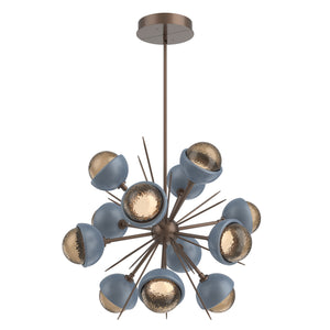 Hammerton Studio - CHB0093-0A-BB-B-001-L1-BU - LED Chandelier - Cabochon - Burnished Bronze
