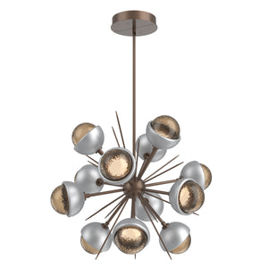 Hammerton Studio - CHB0093-0A-BB-B-001-L3-WI - LED Chandelier - Cabochon - Burnished Bronze