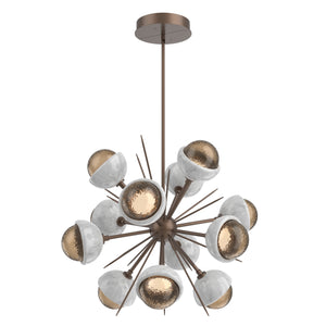 Hammerton Studio - CHB0093-0A-BB-B-001-L3-WM - LED Chandelier - Cabochon - Burnished Bronze