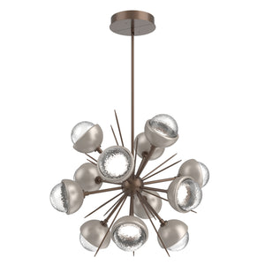 Hammerton Studio - CHB0093-0A-BB-C-001-L1-BS - LED Chandelier - Cabochon - Burnished Bronze