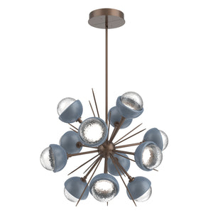 Hammerton Studio - CHB0093-0A-BB-C-001-L1-BU - LED Chandelier - Cabochon - Burnished Bronze