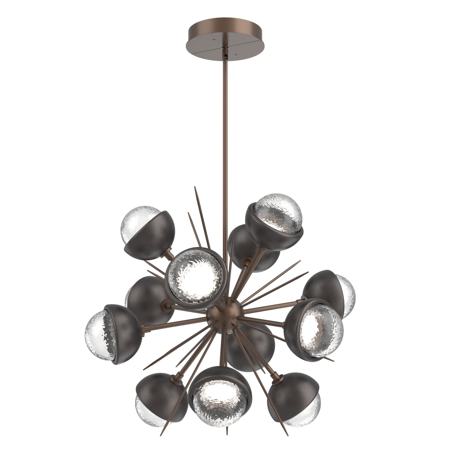 Hammerton Studio - CHB0093-0A-BB-C-001-L1-GP - LED Chandelier - Cabochon - Burnished Bronze