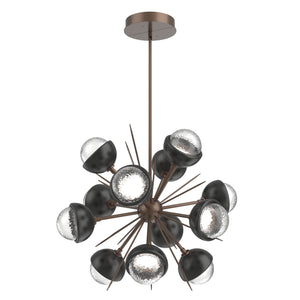 Hammerton Studio - CHB0093-0A-BB-C-001-L1-MB - LED Chandelier - Cabochon - Burnished Bronze