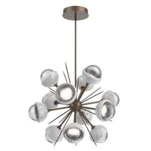 Hammerton Studio - CHB0093-0A-BB-C-001-L1-WM - LED Chandelier - Cabochon - Burnished Bronze