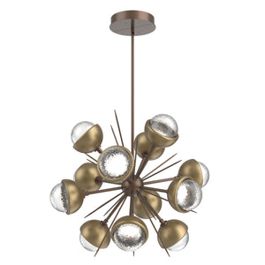 Hammerton Studio - CHB0093-0A-BB-C-001-L3-GB - LED Chandelier - Cabochon - Burnished Bronze