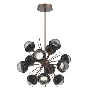 Hammerton Studio - CHB0093-0A-BB-S-001-L1-BM - LED Chandelier - Cabochon - Burnished Bronze