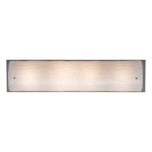 Hammerton Studio - VLB0044-13-BB-IW-E2 - Two Light Vanity - Textured Glass - Burnished Bronze