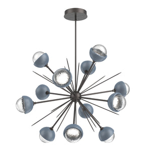Hammerton Studio - CHB0093-0B-GP-C-001-L3-BU - LED Chandelier - Cabochon - Graphite