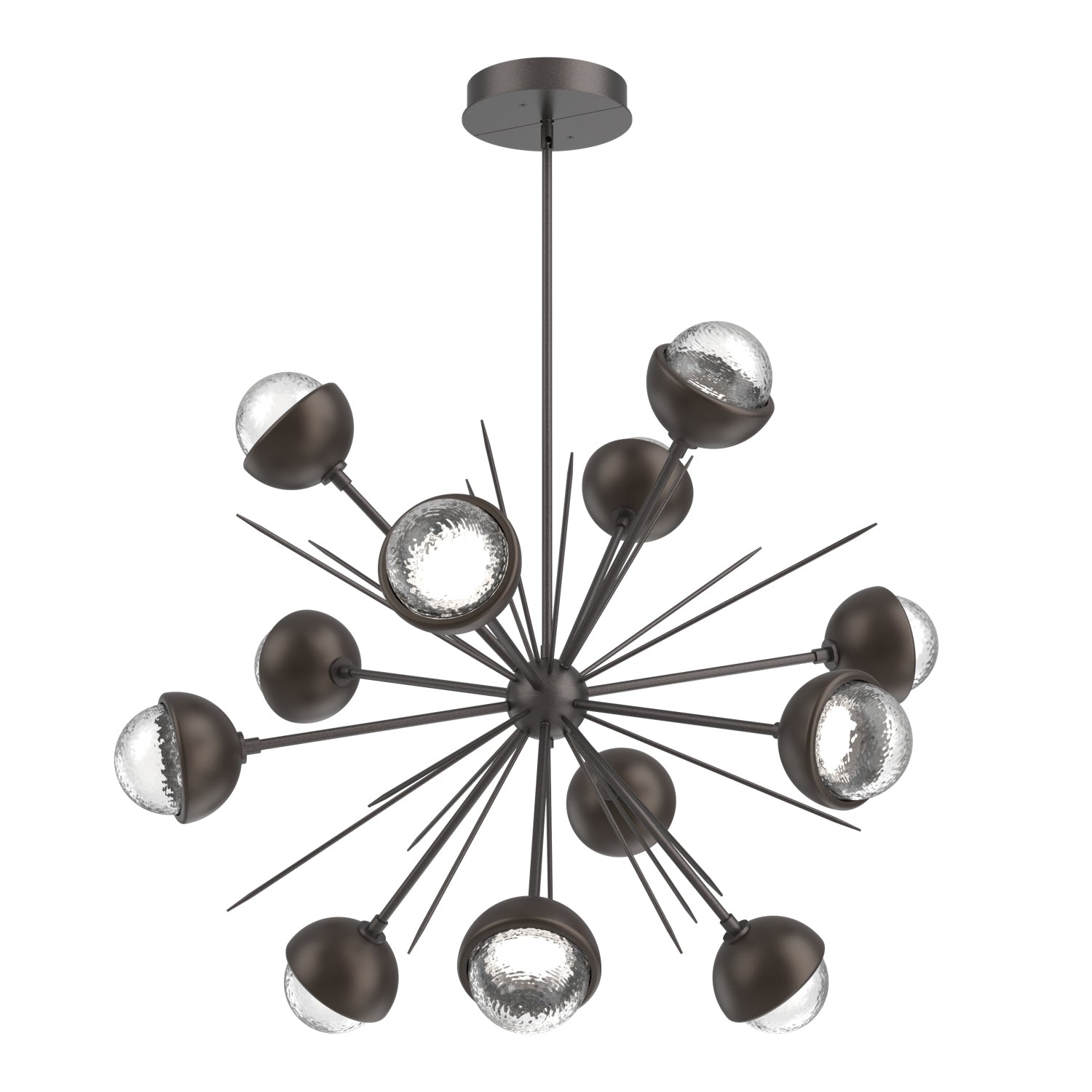 Hammerton Studio - CHB0093-0B-GP-C-001-L3-FB - LED Chandelier - Cabochon - Graphite