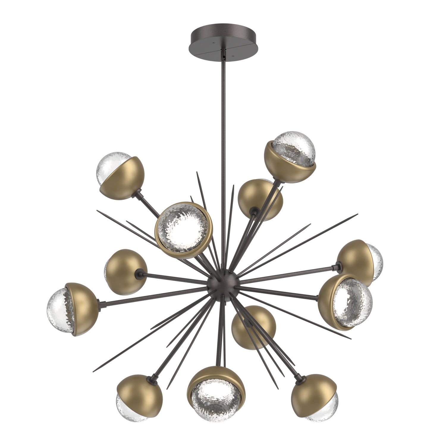 Hammerton Studio - CHB0093-0B-GP-C-001-L3-GB - LED Chandelier - Cabochon - Graphite