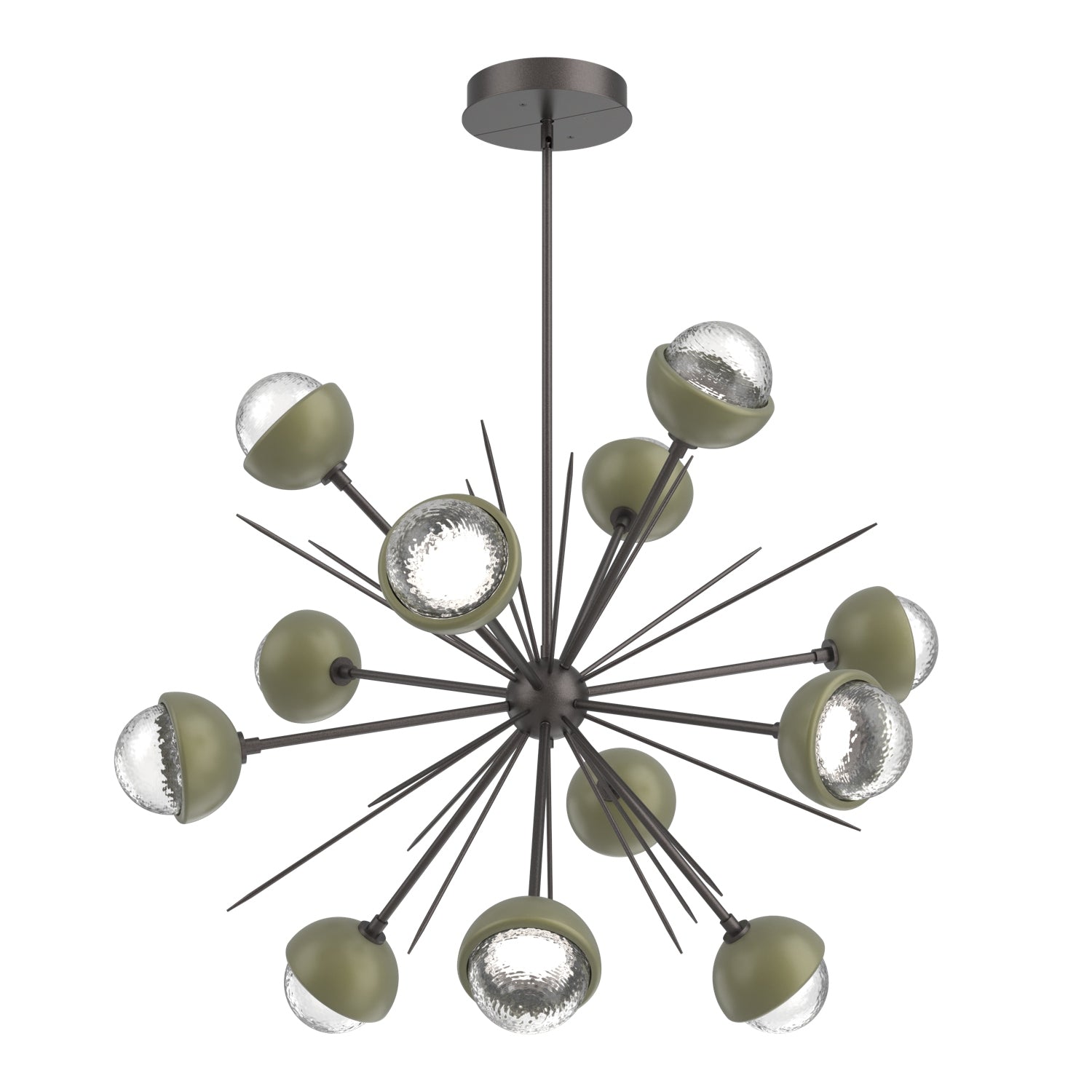 Hammerton Studio - CHB0093-0B-GP-C-001-L3-GE - LED Chandelier - Cabochon - Graphite