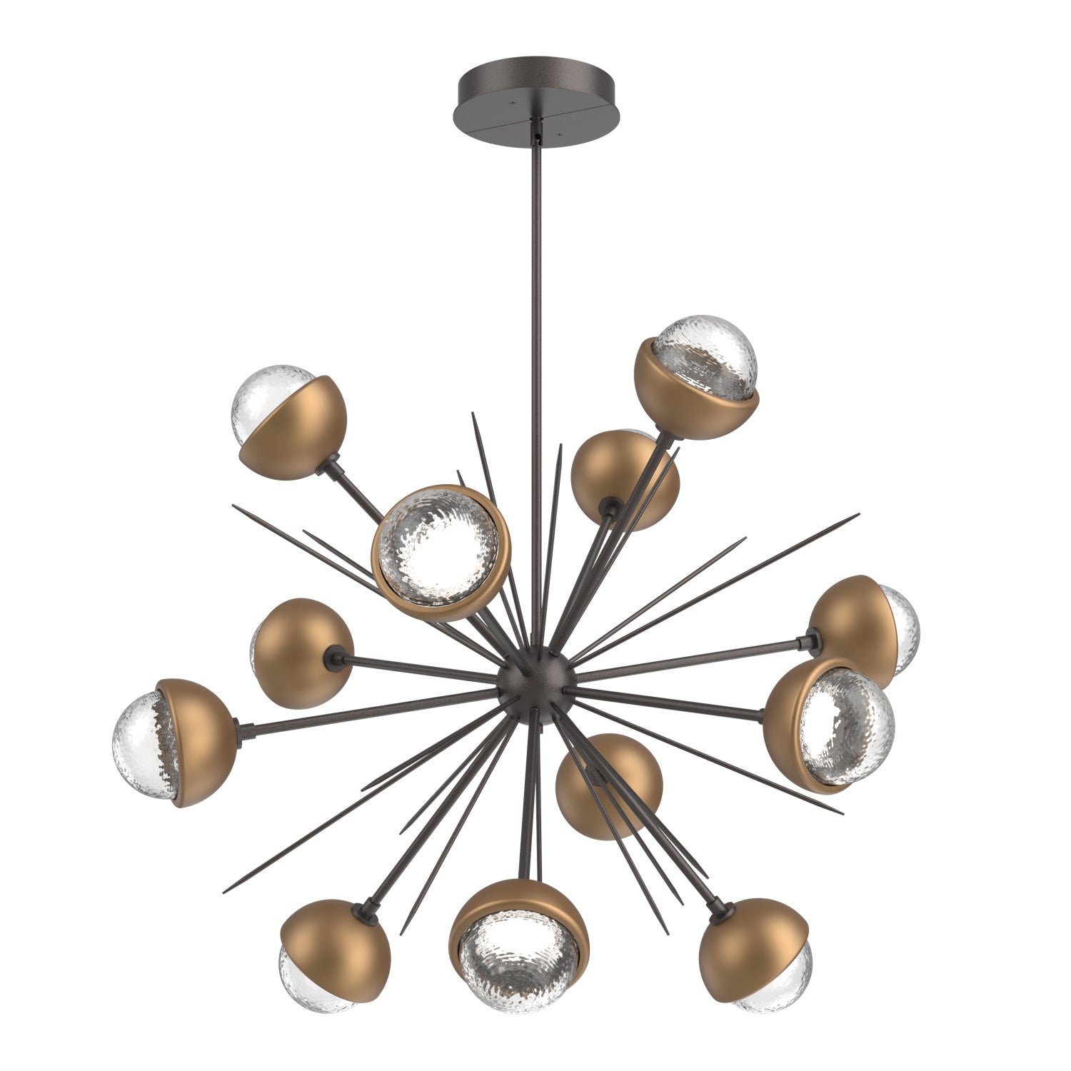 Hammerton Studio - CHB0093-0B-GP-C-001-L3-NB - LED Chandelier - Cabochon - Graphite