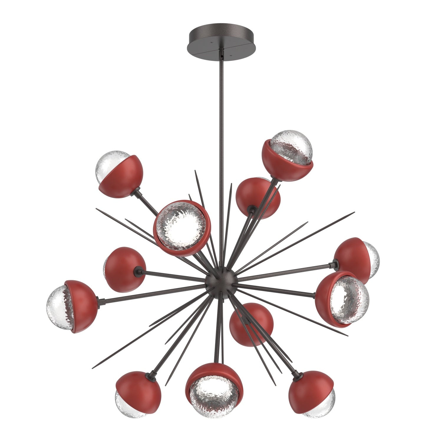 Hammerton Studio - CHB0093-0B-GP-C-001-L3-RE - LED Chandelier - Cabochon - Graphite