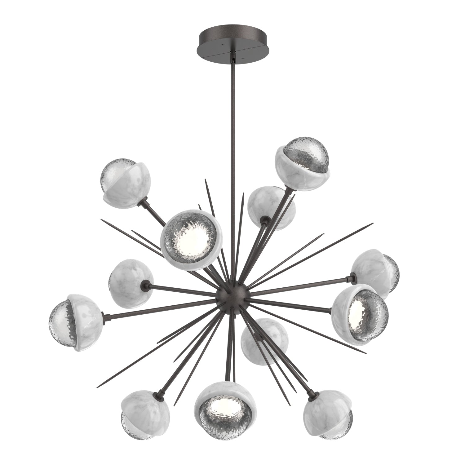 Hammerton Studio - CHB0093-0B-GP-C-001-L3-WM - LED Chandelier - Cabochon - Graphite
