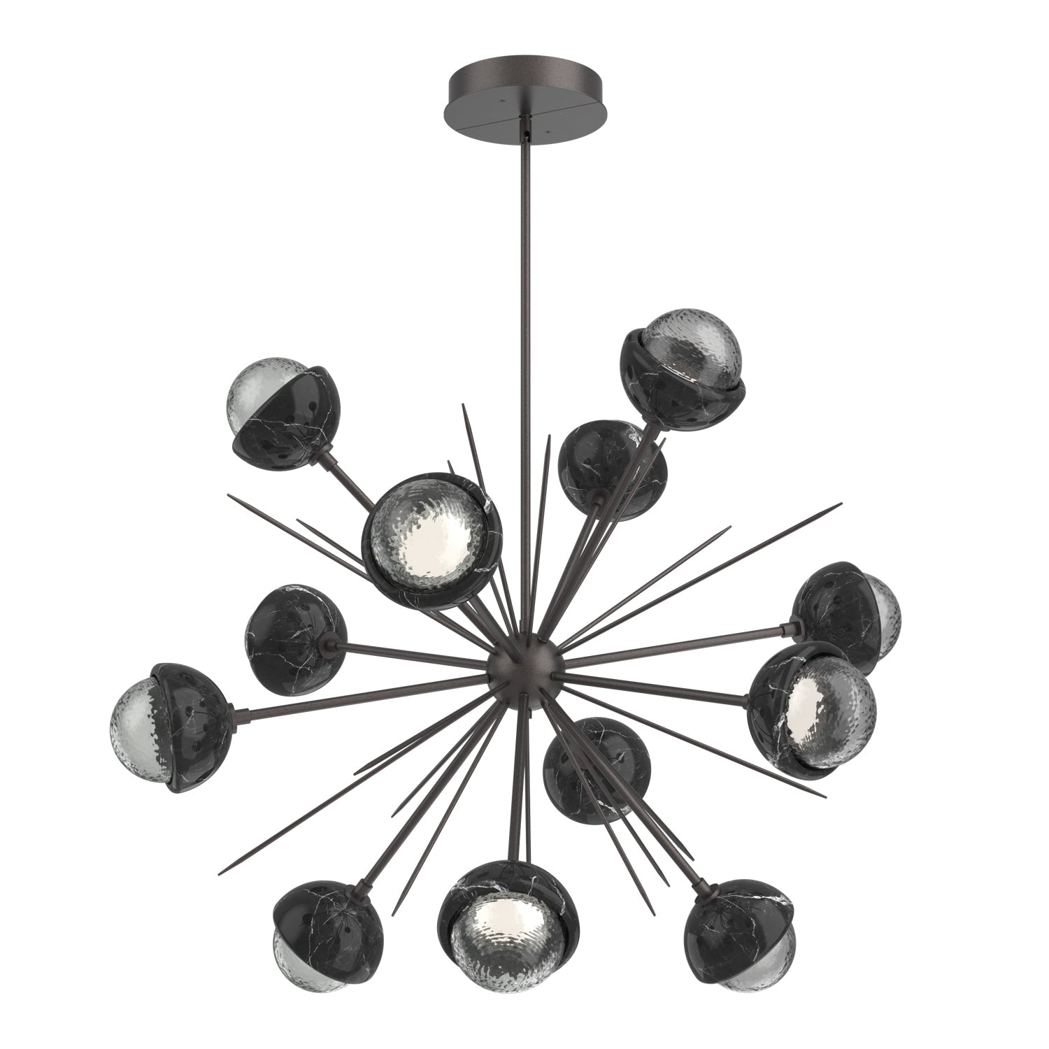 Hammerton Studio - CHB0093-0B-GP-S-001-L1-BM - LED Chandelier - Cabochon - Graphite