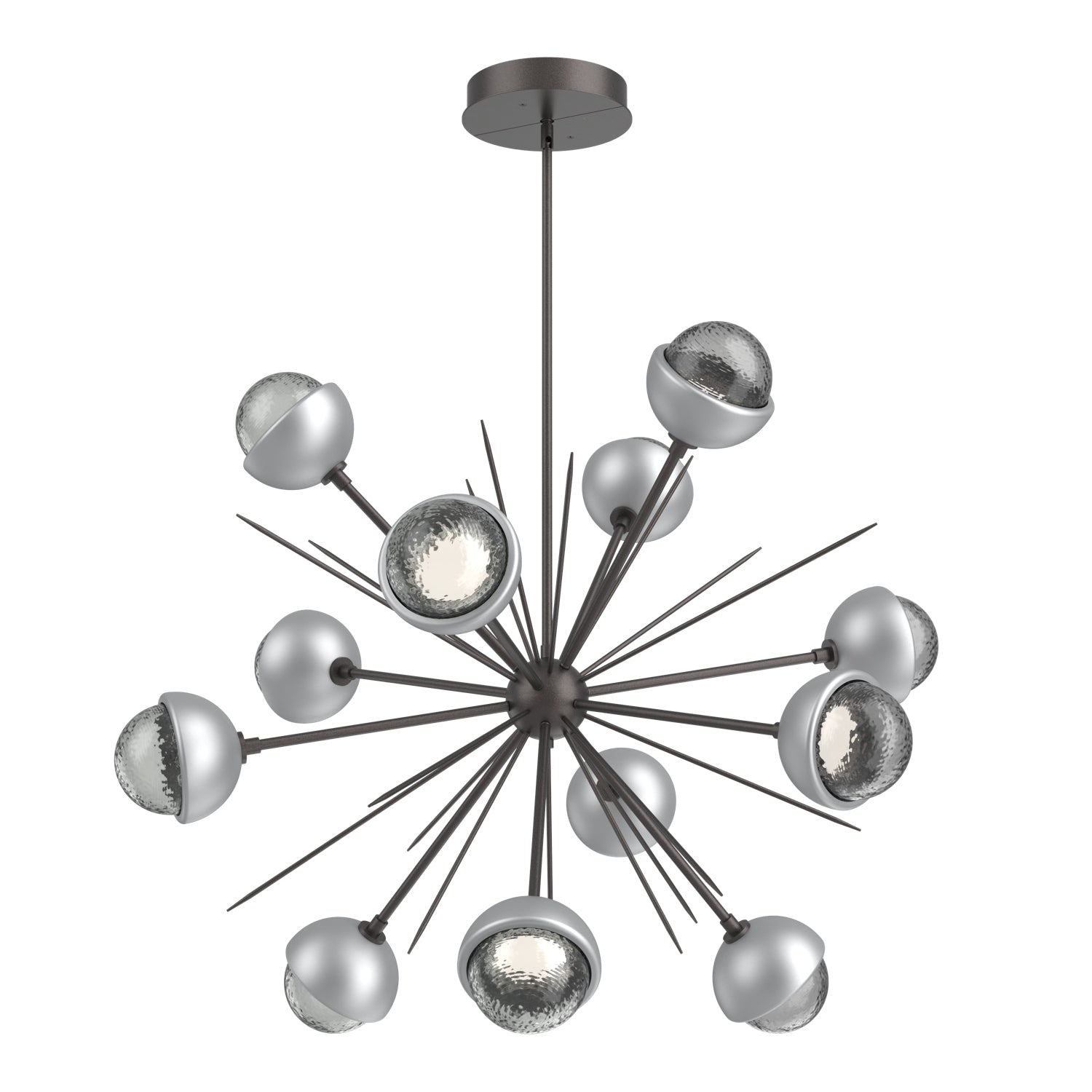 Hammerton Studio - CHB0093-0B-GP-S-001-L1-CS - LED Chandelier - Cabochon - Graphite