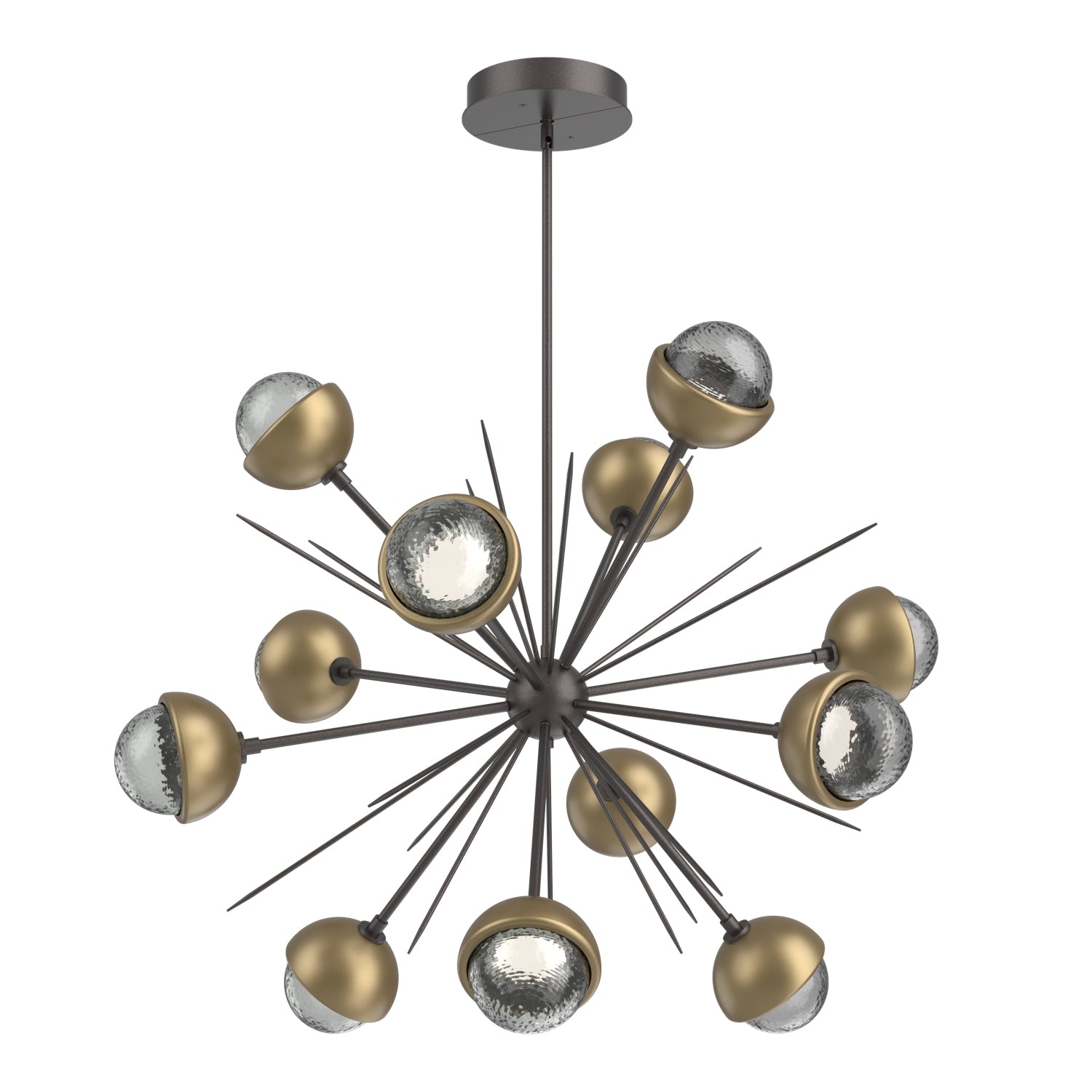 Hammerton Studio - CHB0093-0B-GP-S-001-L1-GB - LED Chandelier - Cabochon - Graphite