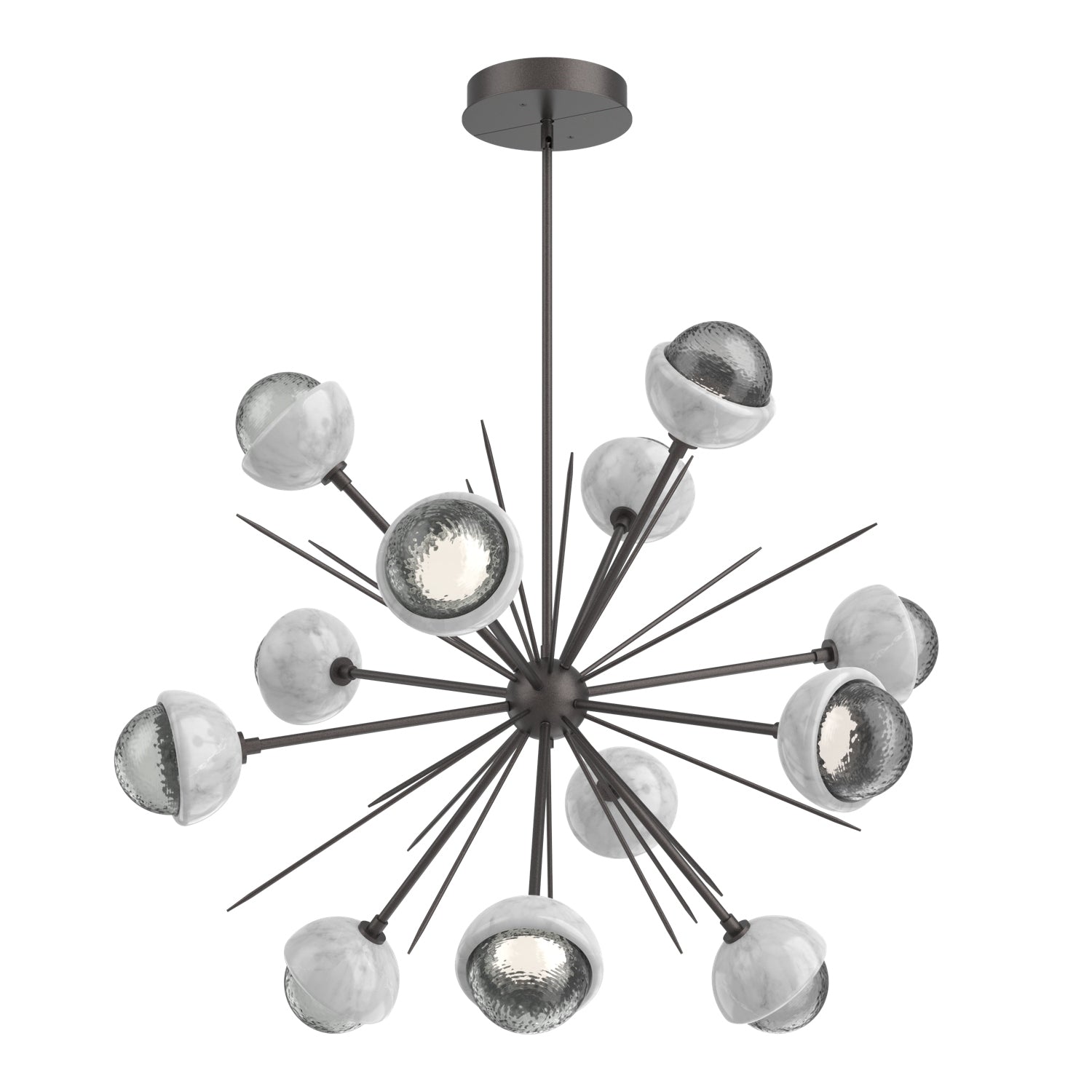Hammerton Studio - CHB0093-0B-GP-S-001-L1-WM - LED Chandelier - Cabochon - Graphite