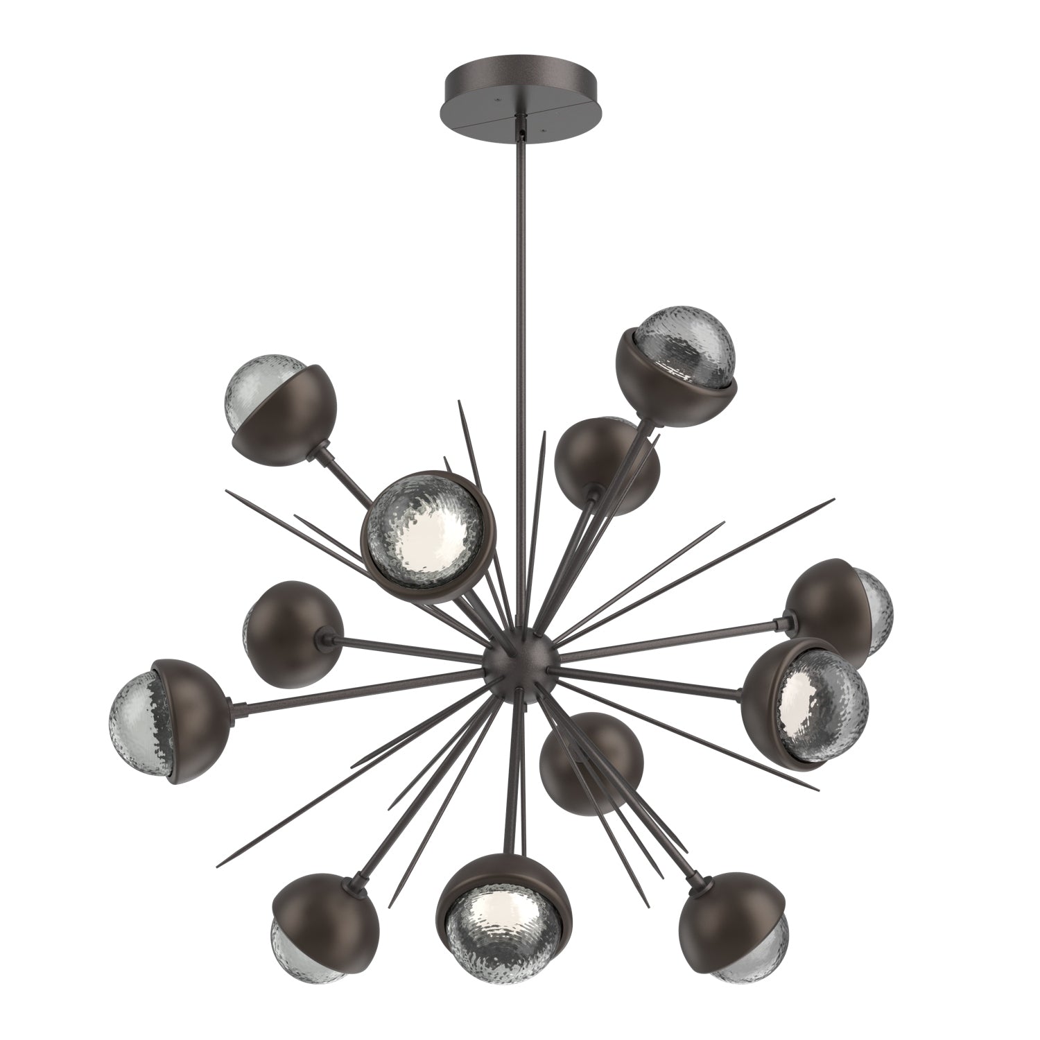 Hammerton Studio - CHB0093-0B-GP-S-001-L3-FB - LED Chandelier - Cabochon - Graphite