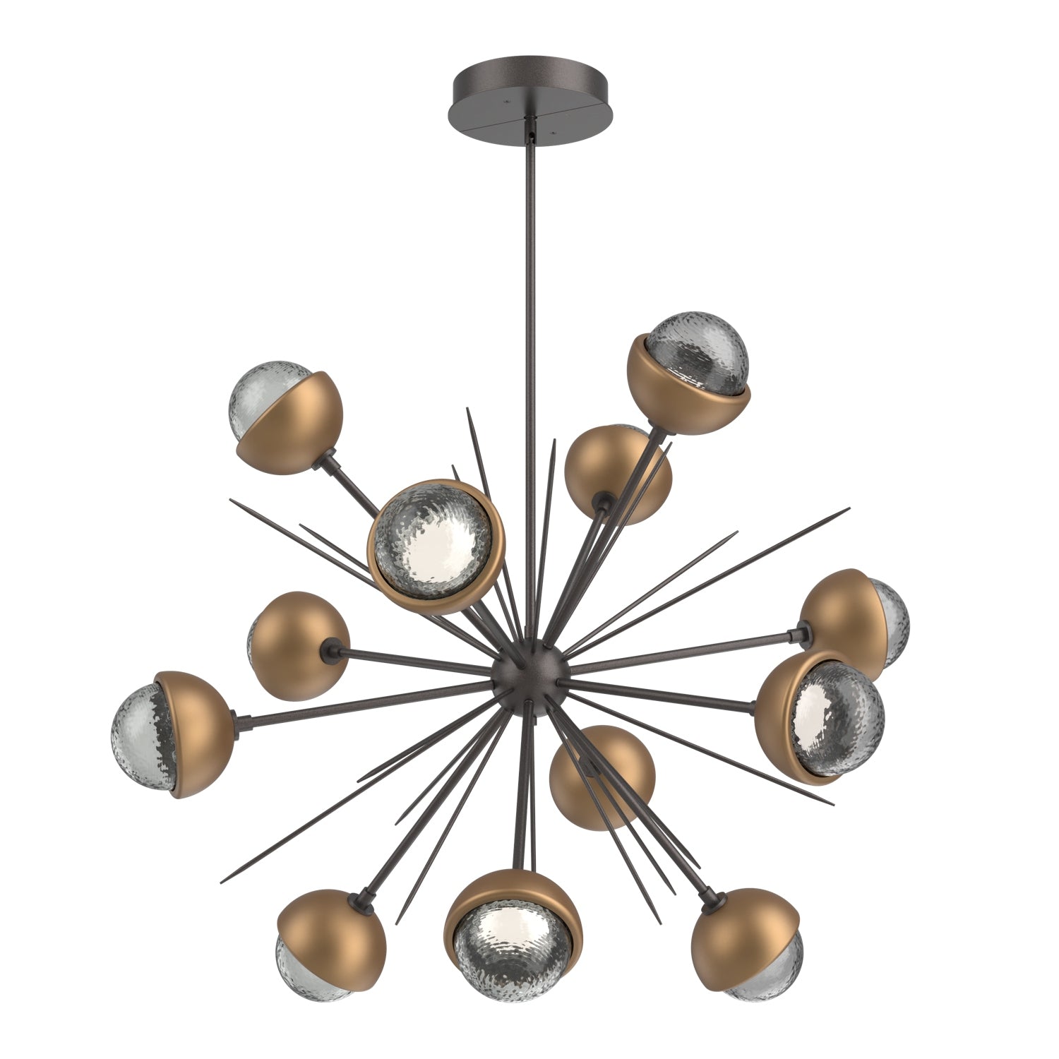 Hammerton Studio - CHB0093-0B-GP-S-001-L3-NB - LED Chandelier - Cabochon - Graphite