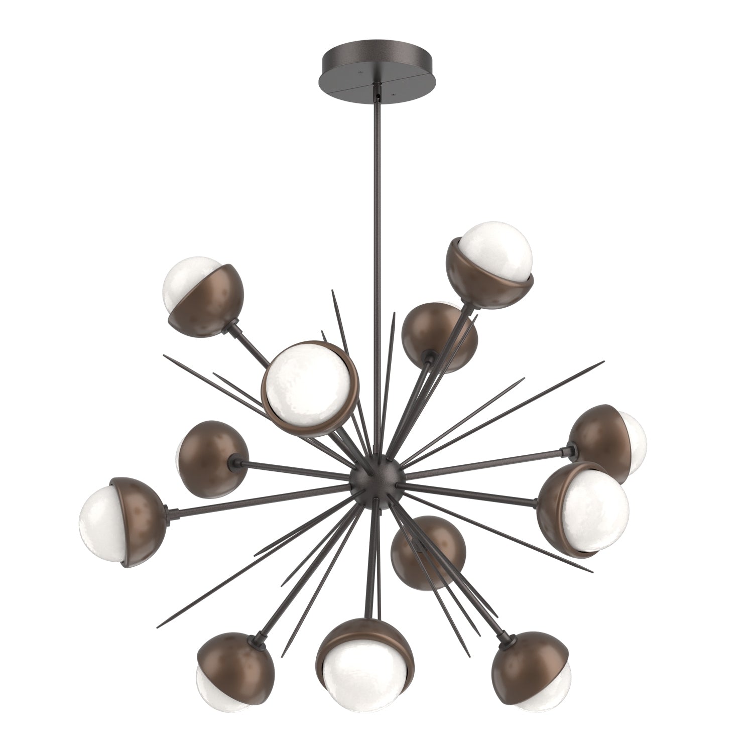 Hammerton Studio - CHB0093-0B-GP-WL-001-L3-BB - LED Chandelier - Cabochon - Graphite