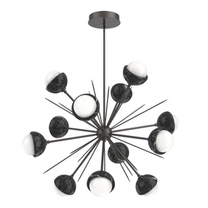 Hammerton Studio - CHB0093-0B-GP-WL-001-L3-BM - LED Chandelier - Cabochon - Graphite