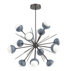 Hammerton Studio - CHB0093-0B-GP-WL-001-L3-BU - LED Chandelier - Cabochon - Graphite