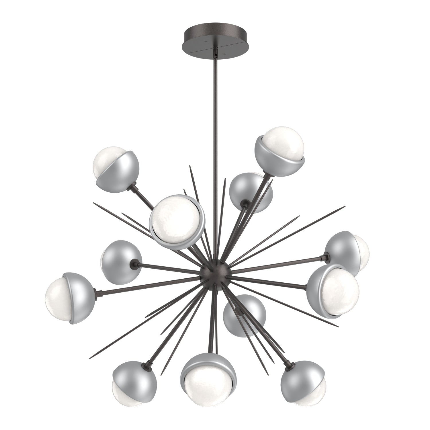 Hammerton Studio - CHB0093-0B-GP-WL-001-L3-CS - LED Chandelier - Cabochon - Graphite