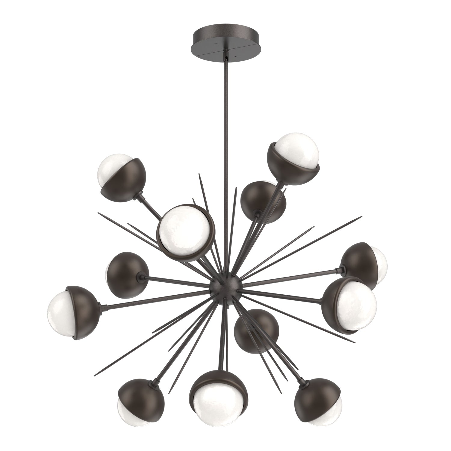 Hammerton Studio - CHB0093-0B-GP-WL-001-L3-FB - LED Chandelier - Cabochon - Graphite