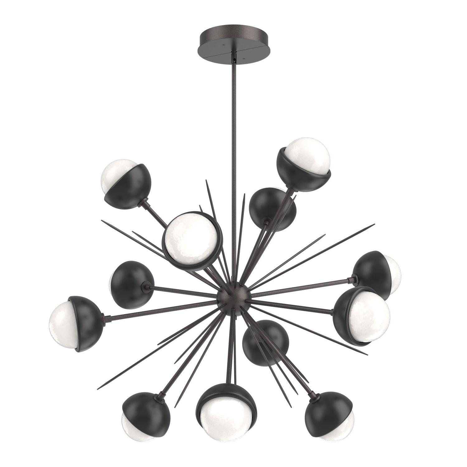 Hammerton Studio - CHB0093-0B-GP-WL-001-L3-MB - LED Chandelier - Cabochon - Graphite