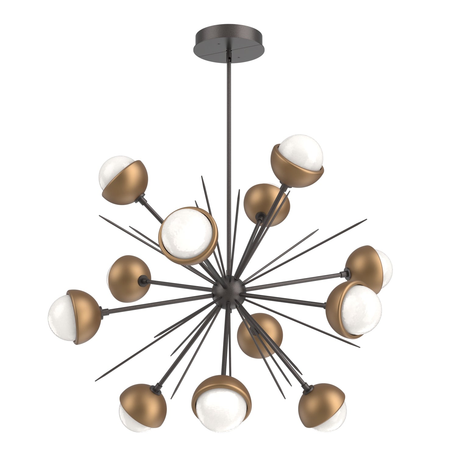 Hammerton Studio - CHB0093-0B-GP-WL-001-L3-NB - LED Chandelier - Cabochon - Graphite