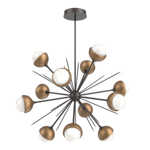Hammerton Studio - CHB0093-0B-GP-WL-001-L3-NB - LED Chandelier - Cabochon - Graphite