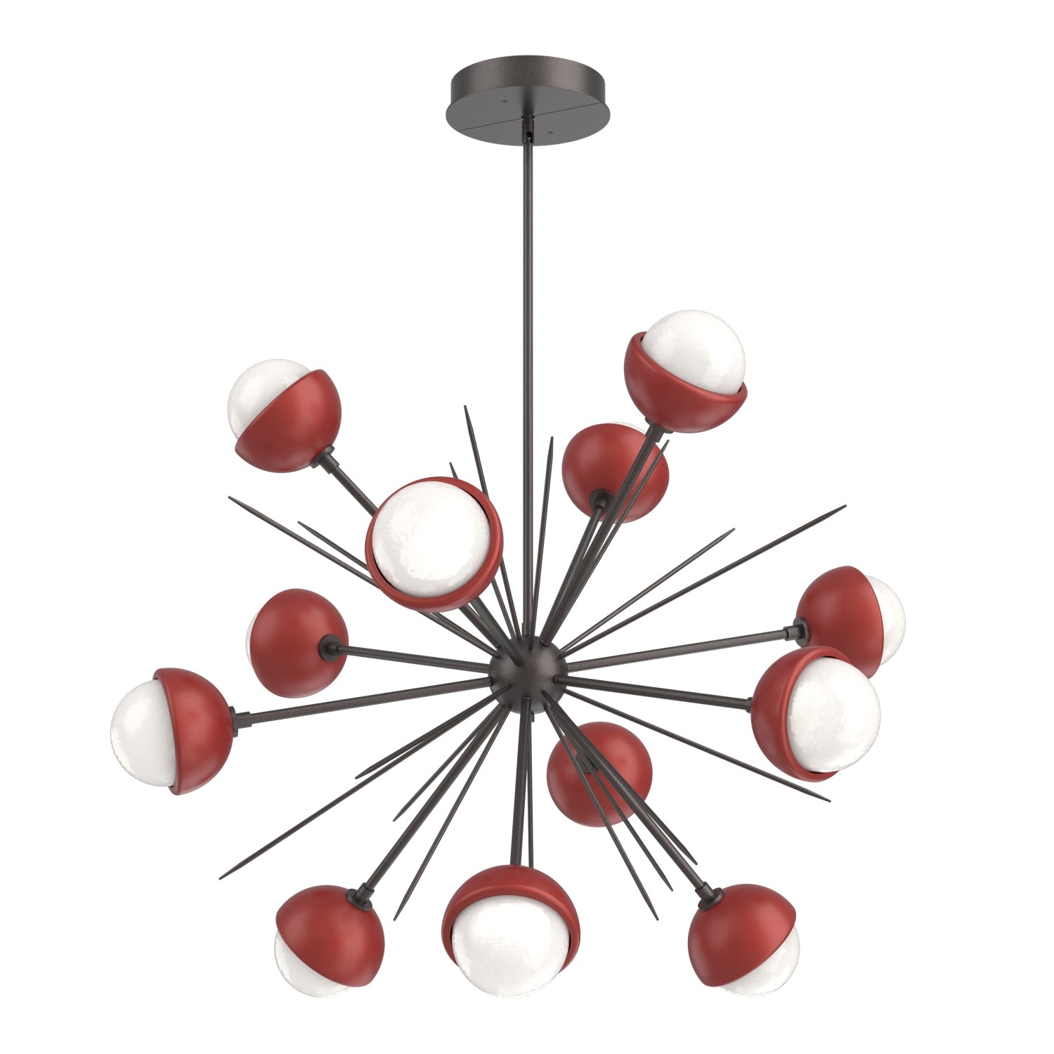 Hammerton Studio - CHB0093-0B-GP-WL-001-L3-RE - LED Chandelier - Cabochon - Graphite
