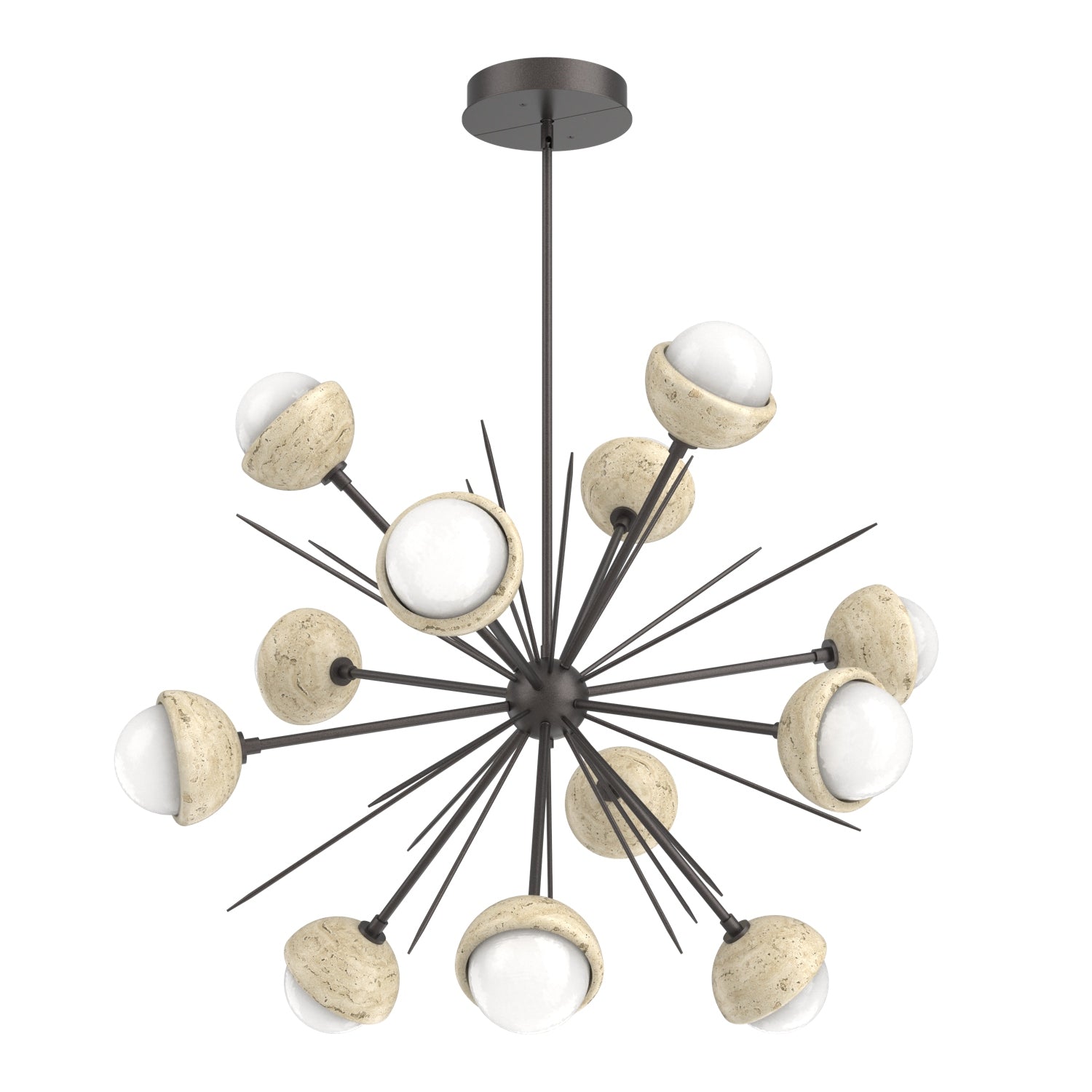 Hammerton Studio - CHB0093-0B-GP-WL-001-L3-TR - LED Chandelier - Cabochon - Graphite