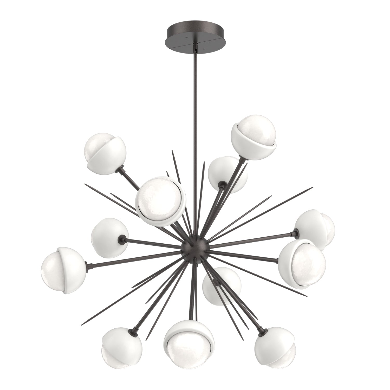 Hammerton Studio - CHB0093-0B-GP-WL-001-L3-WI - LED Chandelier - Cabochon - Graphite