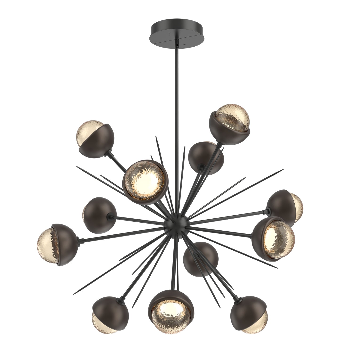 Hammerton Studio - CHB0093-0B-MB-A-001-L1-FB - LED Chandelier - Cabochon - Matte Black