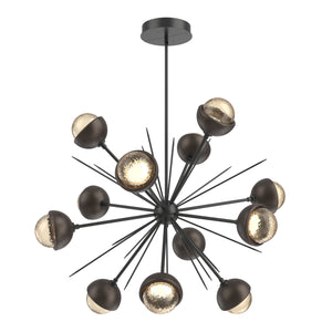 Hammerton Studio - CHB0093-0B-MB-A-001-L1-FB - LED Chandelier - Cabochon - Matte Black