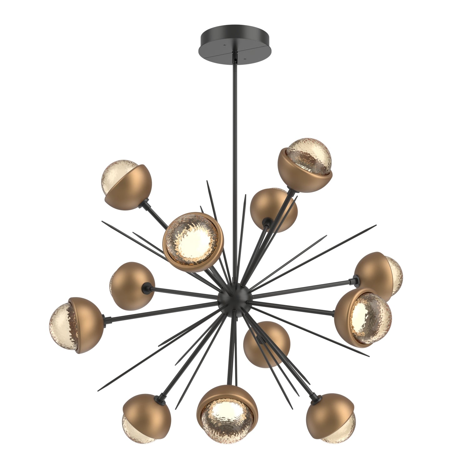 Hammerton Studio - CHB0093-0B-MB-A-001-L1-NB - LED Chandelier - Cabochon - Matte Black