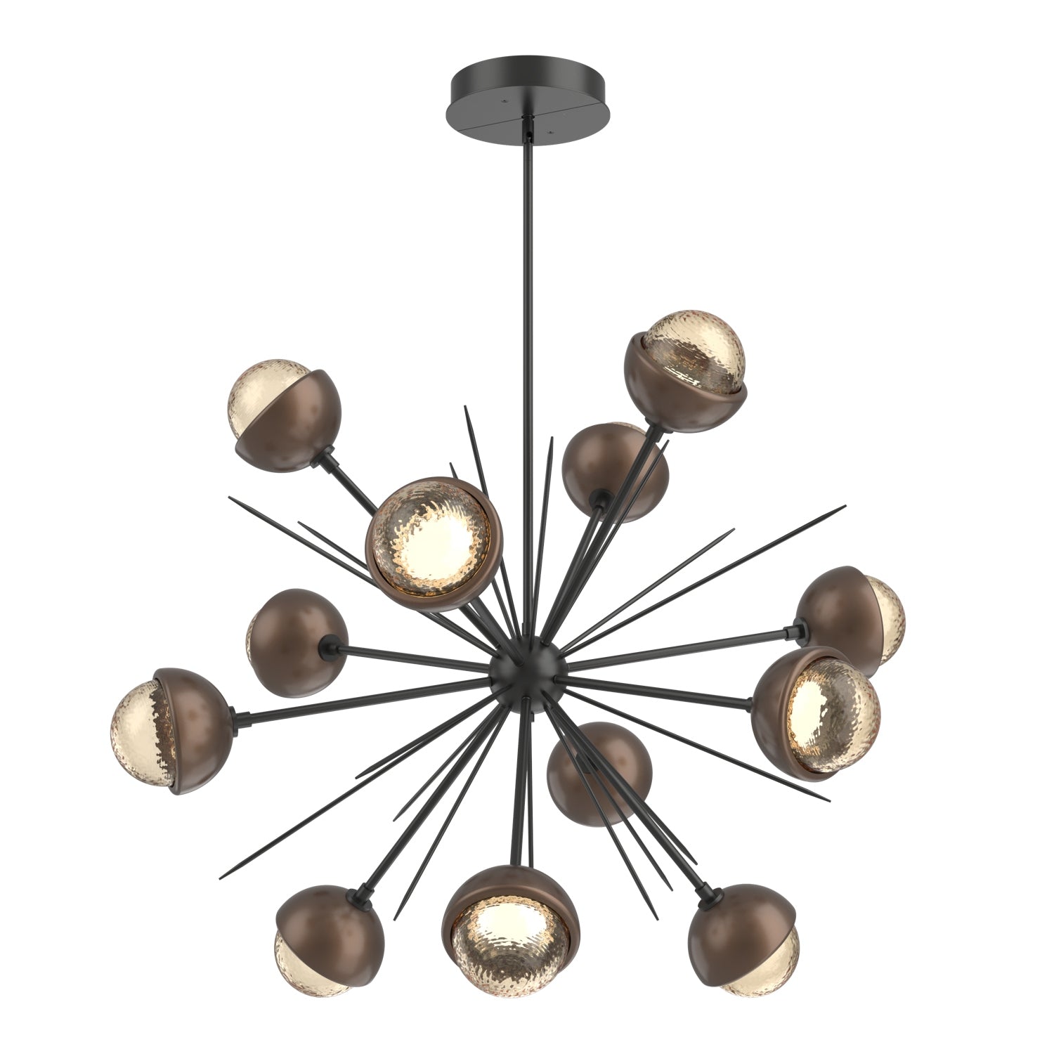 Hammerton Studio - CHB0093-0B-MB-A-001-L3-BB - LED Chandelier - Cabochon - Matte Black