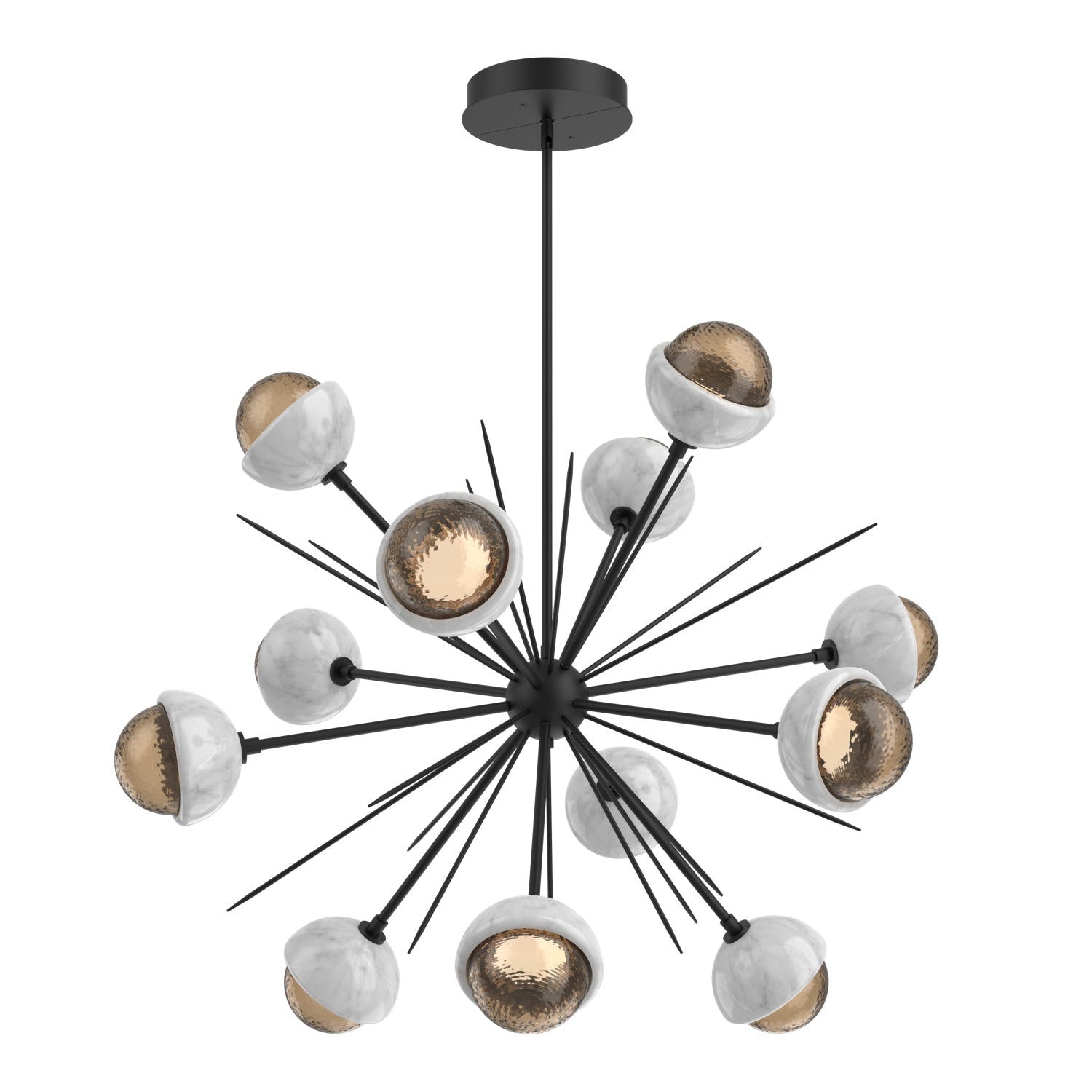 Hammerton Studio - CHB0093-0B-MB-B-001-L1-WM - LED Chandelier - Cabochon - Matte Black