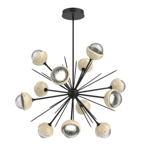 Hammerton Studio - CHB0093-0B-MB-C-001-L3-TR - LED Chandelier - Cabochon - Matte Black